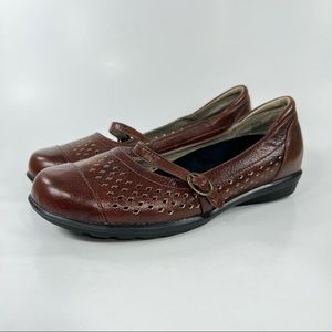 Aetrex Alana Women's Brown Mary Janes Comfort Shoe EL31W